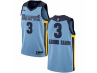 Men Nike Memphis Grizzlies #3 Shareef Abdur-Rahim  Light Blue NBA Jersey Statement Edition