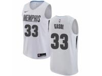 Men Nike Memphis Grizzlies #33 Marc Gasol White NBA Jersey - City Edition