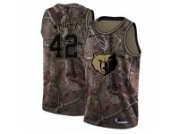 Men Nike Memphis Grizzlies #42 Lorenzen Wright Swingman Camo Realtree Collection NBA Jersey