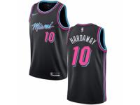 Men Nike Miami Heat #10 Tim Hardaway Black NBA Jersey - City Edition
