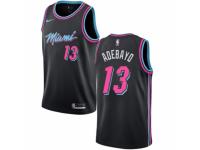 Men Nike Miami Heat #13 Edrice Adebayo  Black NBA Jersey - City Edition