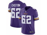 Men Nike Minnesota Vikings #62 Nick Easton Purple Team Color Vapor Untouchable Limited Player NFL Jersey