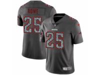 Men Nike New England Patriots #25 Eric Rowe Gray Static Vapor Untouchable Game NFL Jersey