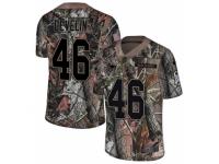 Men Nike New England Patriots #46 James Develin Camo Rush Realtree Limited NFL Jersey