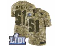 Men Nike New England Patriots #51 JaWhaun Bentley Limited Camo 2018 Salute to Service Super Bowl LIII Bound NFL Jersey