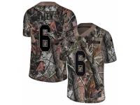 Men Nike New England Patriots #6 Ryan Allen Camo Rush Realtree Limited NFL Jersey