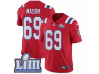 Men Nike New England Patriots #69 Shaq Mason Red Alternate Vapor Untouchable Limited Player Super Bowl LIII Bound NFL Jersey