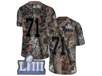 Men Nike New England Patriots #71 Danny Shelton Camo Rush Realtree Limited Super Bowl LIII Bound NFL Jersey