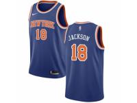 Men Nike New York Knicks #18 Phil Jackson  Royal Blue NBA Jersey - Icon Edition