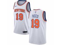 Men Nike New York Knicks #19 Willis Reed White NBA Jersey - Association Edition
