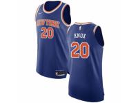 Men Nike New York Knicks #20 Kevin Knox Royal Blue NBA Jersey - Icon Edition