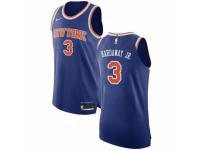 Men Nike New York Knicks #3 Tim Hardaway Jr. Royal Blue NBA Jersey - Icon Edition
