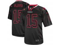 Men Nike NFL Arizona Cardinals #15 Michael Floyd Lights Out Black Limited Jersey