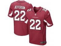 Men Nike NFL Arizona Cardinals #22 Tony Jefferson Authentic Elite Home Red Jersey