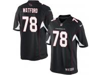 Men Nike NFL Arizona Cardinals #78 Earl Watford Black Limited Jersey