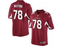 Men Nike NFL Arizona Cardinals #78 Earl Watford Home Red Limited Jersey