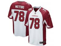 Men Nike NFL Arizona Cardinals #78 Earl Watford Road White Game Jersey