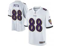 Men Nike NFL Baltimore Ravens #88 Dennis Pitta Road White Limited Jersey