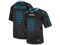 Men Nike NFL Carolina Panthers #8 Brad Nortman Lights Out Black Limited Jersey