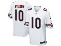Men Nike NFL Chicago Bears #10 Marquess Wilson Road White Game Jersey