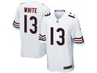 Men Nike NFL Chicago Bears #13 Kevin White Road White Game Jersey