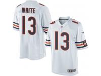 Men Nike NFL Chicago Bears #13 Kevin White Road White Limited Jersey