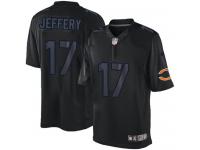 Men Nike NFL Chicago Bears #17 Alshon Jeffery Black Impact Limited Jersey