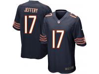 Men Nike NFL Chicago Bears #17 Alshon Jeffery Home Navy Blue Game Jersey