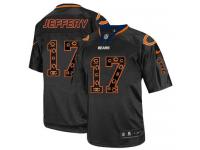 Men Nike NFL Chicago Bears #17 Alshon Jeffery New Lights Out Black Limited Jersey