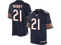 Men Nike NFL Chicago Bears #21 Ryan Mundy Home Navy Blue Limited Jersey