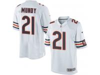 Men Nike NFL Chicago Bears #21 Ryan Mundy Road White Limited Jersey