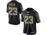 Men Nike NFL Chicago Bears #23 Kyle Fuller Black Salute to Service Limited Jersey