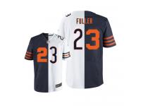 Men Nike NFL Chicago Bears #23 Kyle Fuller Road1940s Two Tone Limited Jersey