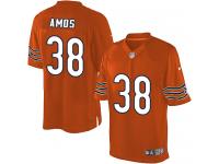 Men Nike NFL Chicago Bears #38 Adrian Amos Orange Limited Jersey