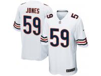 Men Nike NFL Chicago Bears #59 Christian Jones Road White Game Jersey