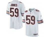 Men Nike NFL Chicago Bears #59 Christian Jones Road White Limited Jersey