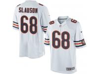 Men Nike NFL Chicago Bears #68 Matt Slauson Road White Limited Jersey