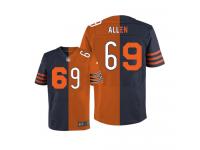 Men Nike NFL Chicago Bears #69 Jared Allen 1940s Two Tone Limited Jersey