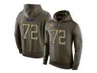 Men Nike NFL Chicago Bears #72 William Perry Olive Salute To Service KO Performance Hoodie