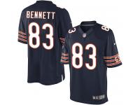 Men Nike NFL Chicago Bears #83 Martellus Bennett Home Navy Blue Limited Jersey