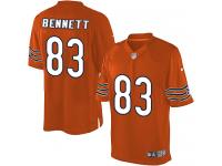 Men Nike NFL Chicago Bears #83 Martellus Bennett Orange Limited Jersey