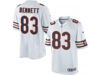 Men Nike NFL Chicago Bears #83 Martellus Bennett Road White Limited Jersey