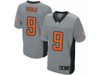 Men Nike NFL Chicago Bears #9 Robbie Gould Grey Shadow Limited Jersey