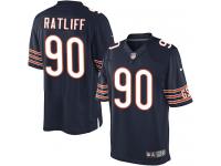 Men Nike NFL Chicago Bears #90 Jeremiah Ratliff Home Navy Blue Limited Jersey