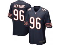 Men Nike NFL Chicago Bears #96 Jarvis Jenkins Home Navy Blue Game Jersey