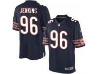 Men Nike NFL Chicago Bears #96 Jarvis Jenkins Home Navy Blue Limited Jersey