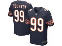 Men Nike NFL Chicago Bears #99 Lamarr Houston Authentic Elite Home Navy Blue Jersey