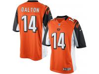Men Nike NFL Cincinnati Bengals #14 Andy Dalton Orange Limited Jersey