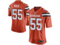 Men Nike NFL Cleveland Browns #55 Alex Mack Orange Game Jersey