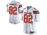 Men Nike NFL Cleveland Browns #82 Gary Barnidge Road White Game Jersey